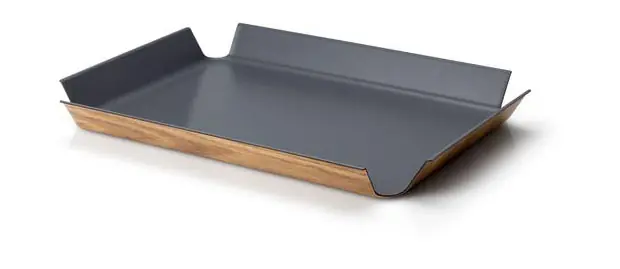 Abverkauf Continenta Tablett 54,5x40 cm rutschfest grau