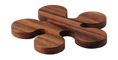 Saisonangebot Continenta Untersetzer Akazie 16x 1,2 cm