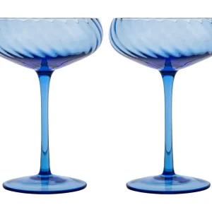 Byon Champagner-Schale 2er-Set Opacity blau Must-Have