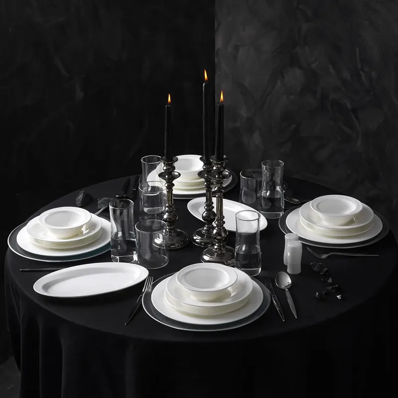 Meistverkauft Karaca x Sarıyer Design Vortex Fine Pearl Geschirr für 6 Personen-28 teilig