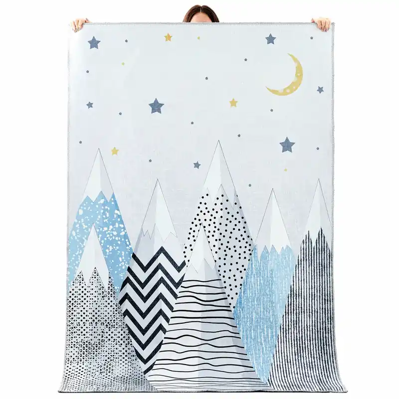 Neue Kollektion Kaşmir Halı Dekorativ Art Mountain Kinderteppich 120x180 cm