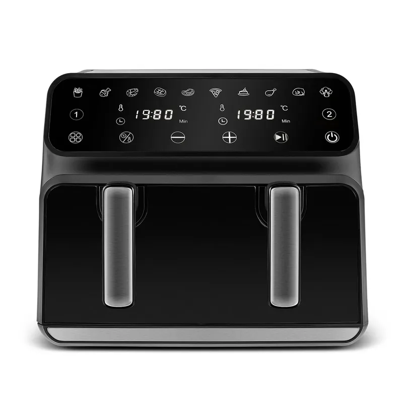 Karaca Multifry XXXL 9 Liter Airfryer Mit Einer Kammer, Trennwand und Glasfenster Preis Gesenkt