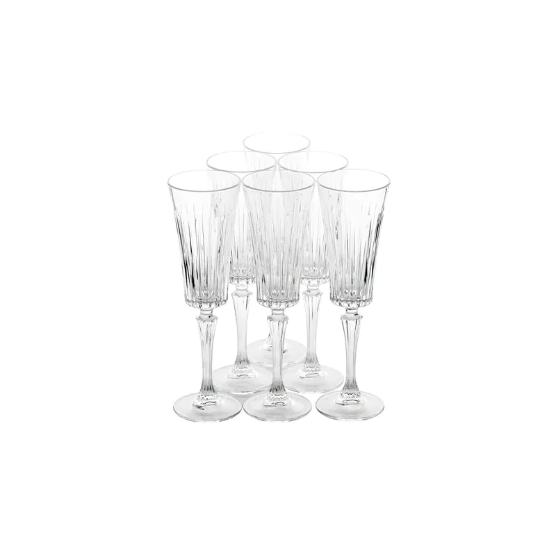 Abverkauf Rcr Timeless 6 Stück Champagnerglasset 210 ml