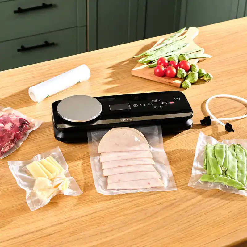 Schneller Versand Karaca Seal and Fresh Inox Waagen-Vakuumiergerät