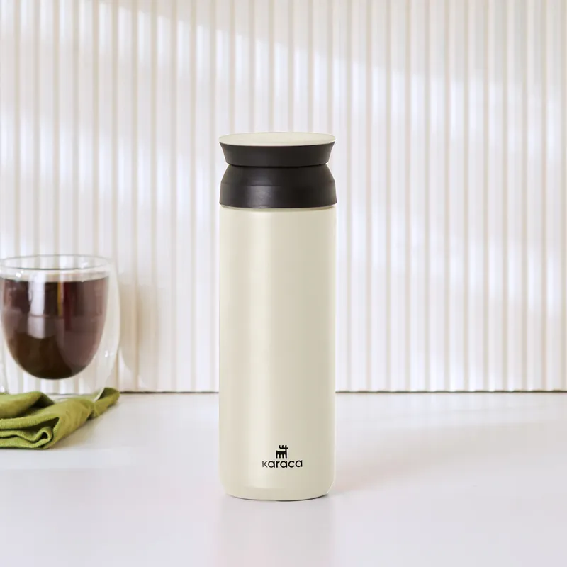 Karaca Rainbow Steel Auslaufsichere Thermoskanne 500 Ml Creme Begrenztes Angebot