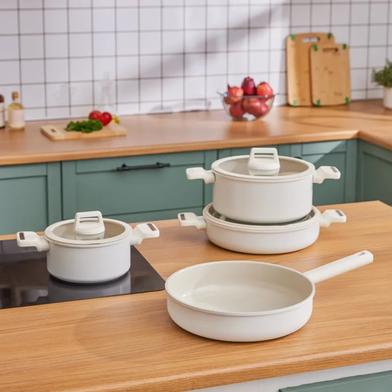Geprüft Karaca Swiss Crystal Ceramica Valenti 7-Teiliges Kochgeschirr-Set