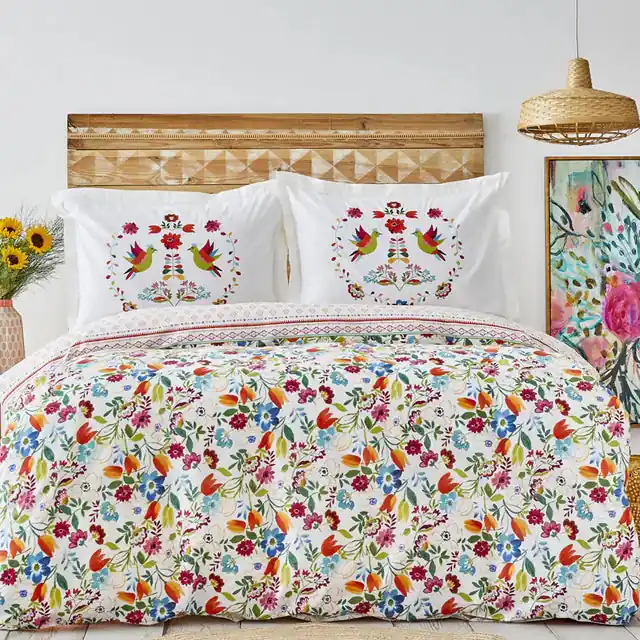 Karaca Parlin Bettwäsche-Set aus 100 % türkischer Baumwolle, Doppelbett, Fuchsia Ausverkauf
