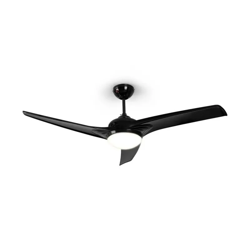 Online Kaufen Figo 132 cm 55 W Deckenventilator mit Licht Schwarz