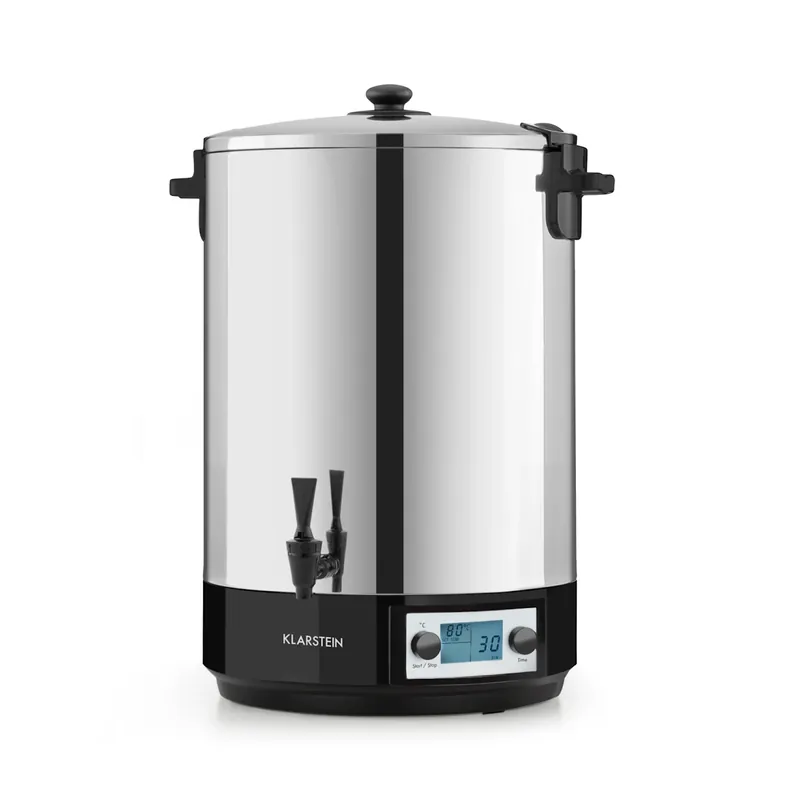 KonfiStar Edelstahl 40L Einkochautomat Digital Silber Kracherpreis