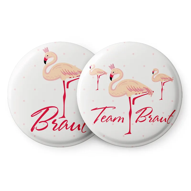 Buttons Flamingo I Top-Angebot