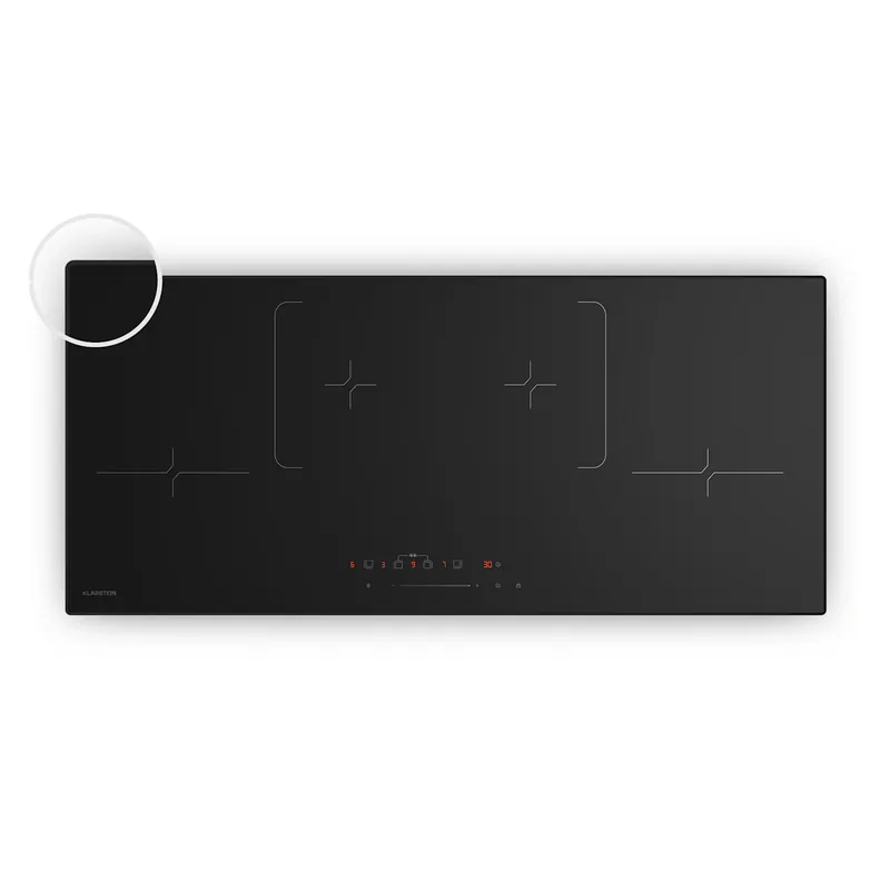 Velaire 90cm Induktionskochfeld 4 Platten Schwarz Top-Seller