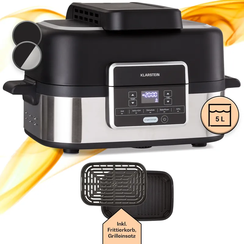 Combo Air Grill-Heißluftfritteuse Neu