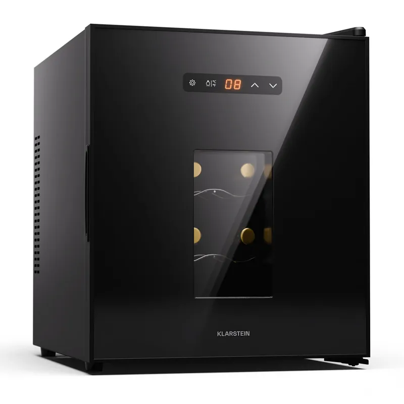 Meistverkauft Silent Vino 51cm 16 Flaschen Weinkühlschrank Freistehend Schwarz