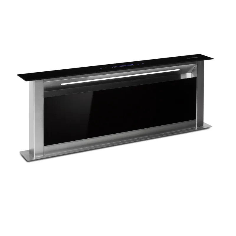 Top-Seller Royal Flush 90cm 604m³/h Kochfeldabzug Schwarz/Silber