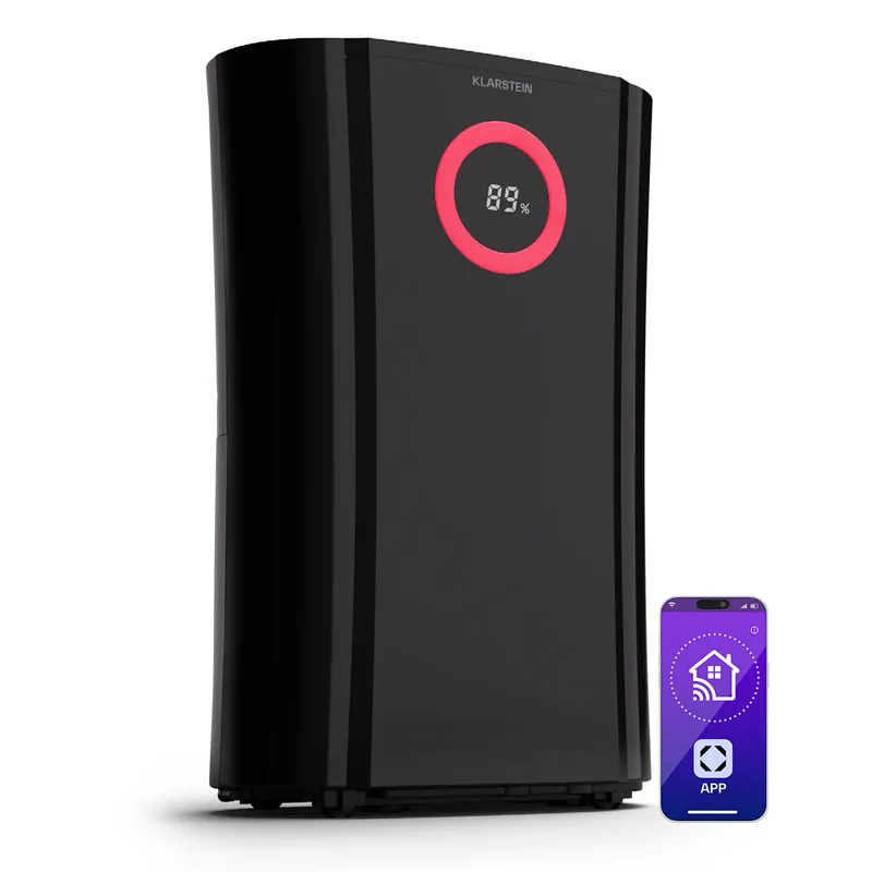 DryFy Pro Smart 20L/24h 4L Luftentfeuchter Schwarz Versand Am Gleichen Tag