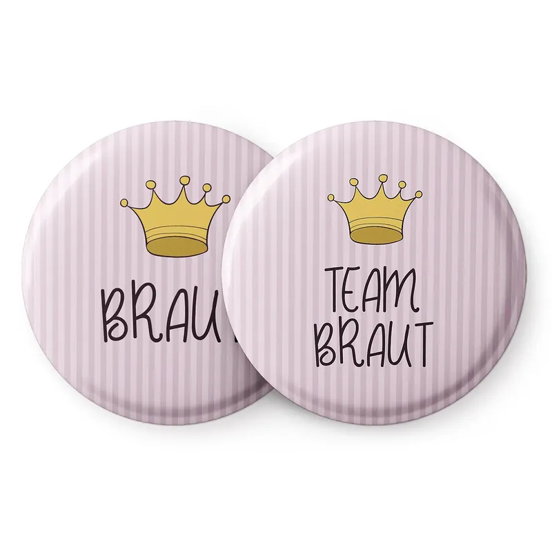 Buttons Krone Solange Der Vorrat Reicht