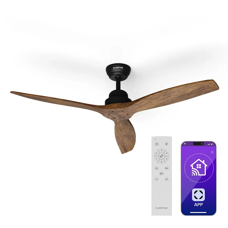 Santa Elena Smart 132 cm 40 W Deckenventilator Kirsche Preis Gesenkt