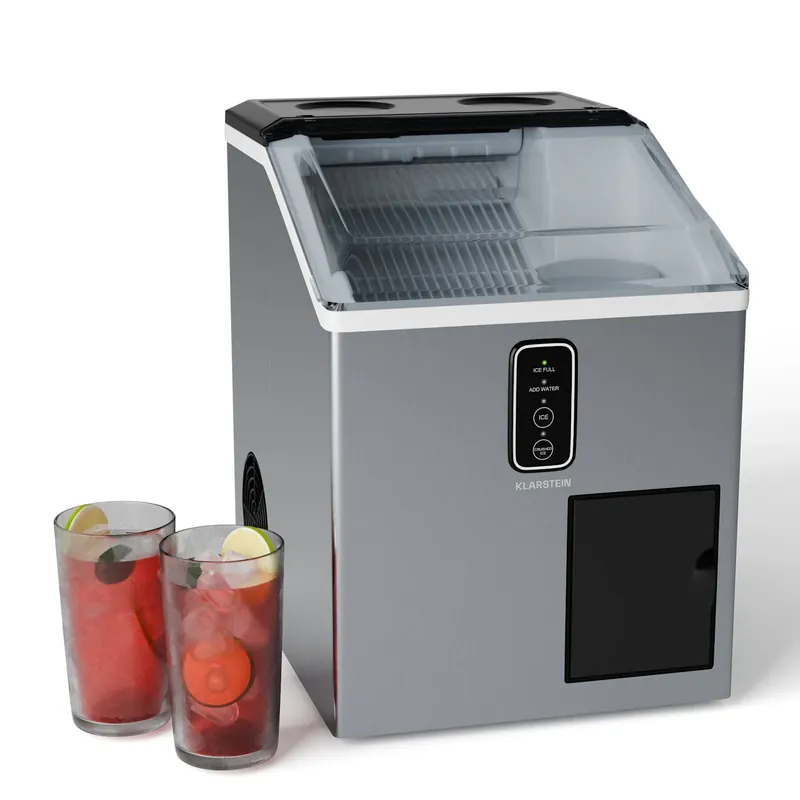 Neu IceFestival 15kg/24h 1L Eiswürfelmaschine Silber