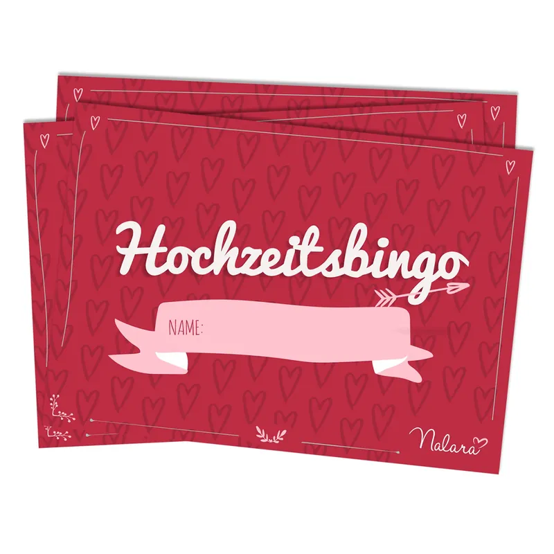 Angebot Hochzeitsbingo
