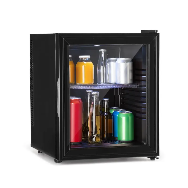 Brooklyn 48cm 30L Getränkekühlschrank mit Glastür Schwarz Sofort Bestellen